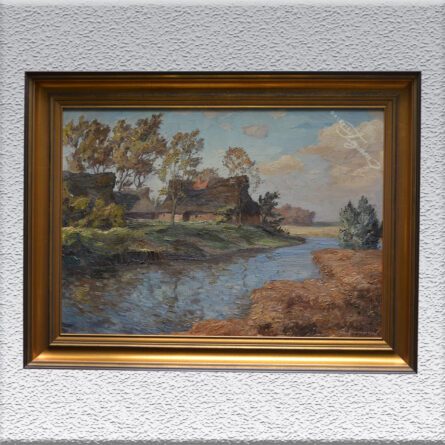 Klaus Bemmer: Bauernhaus am Fluss Klaus Bemmer: Bauernhaus am Fluss